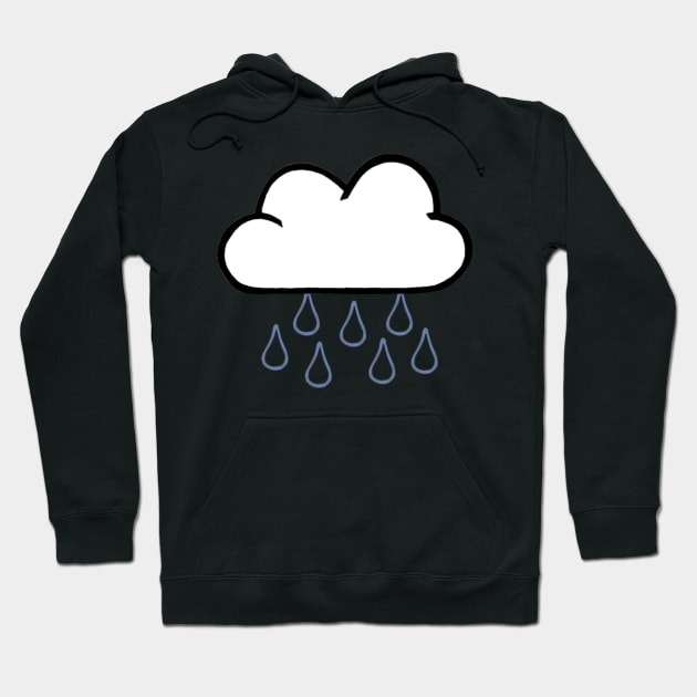 In Color Rainy Cloud Hoodie by thcreations1